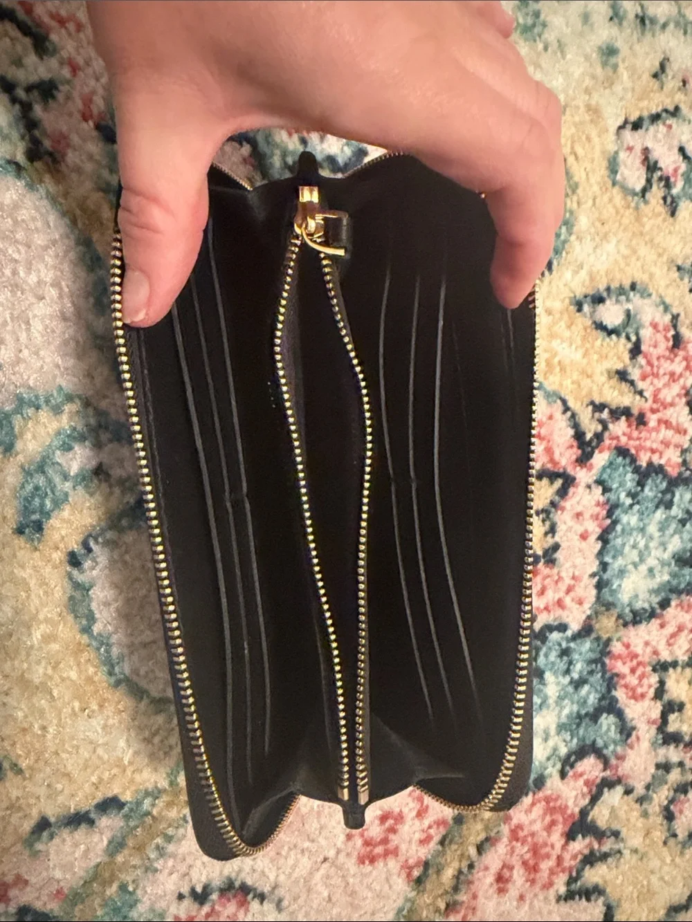 Madewell Black Zip-Around Wallet Phone Case